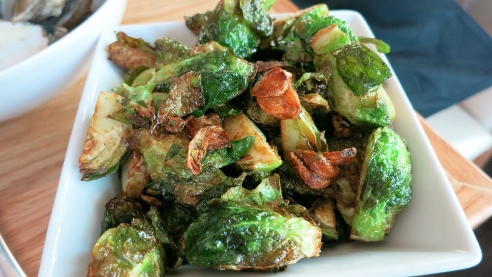Crispy Brussels Sprouts with Bacon