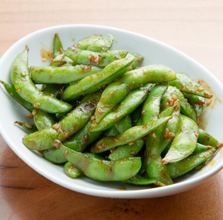 Spicy Garlic Soy Edamame